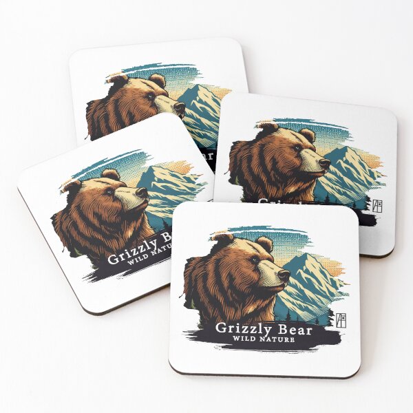 Item preview, Grizzly Bear - WILD NATURE - GRIZZLY -8 designed and sold by ArtProjectShop.
