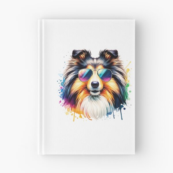 Item preview, Watercolor Shetland Sheepdog Wearing Sunglasses designed and sold by TheAnimalZ00.