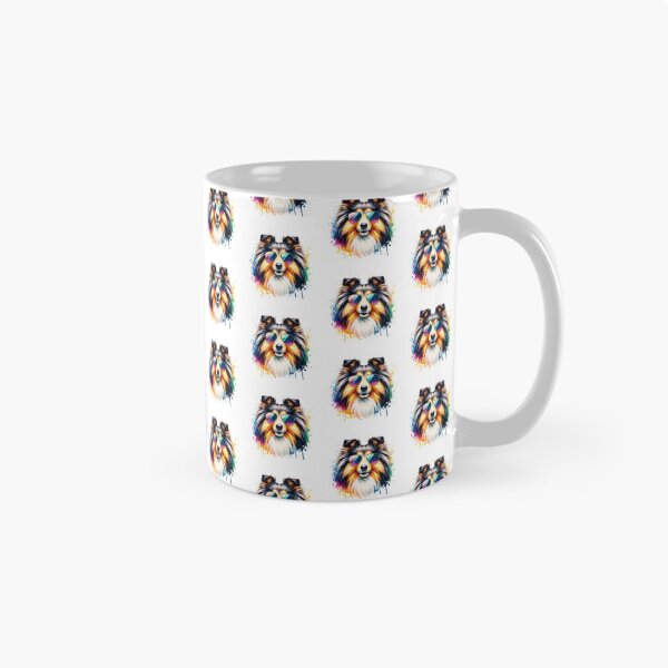 Item preview, Watercolor Shetland Sheepdog Wearing Sunglasses designed and sold by TheAnimalZ00.