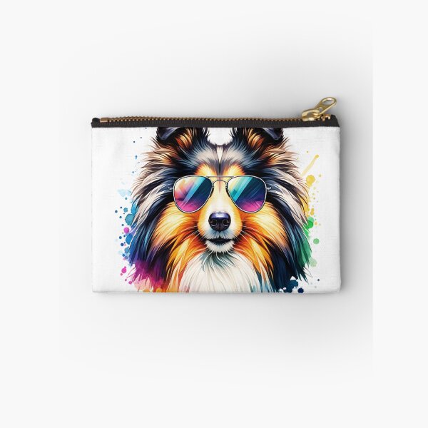 Item preview, Watercolor Shetland Sheepdog Wearing Sunglasses designed and sold by TheAnimalZ00.