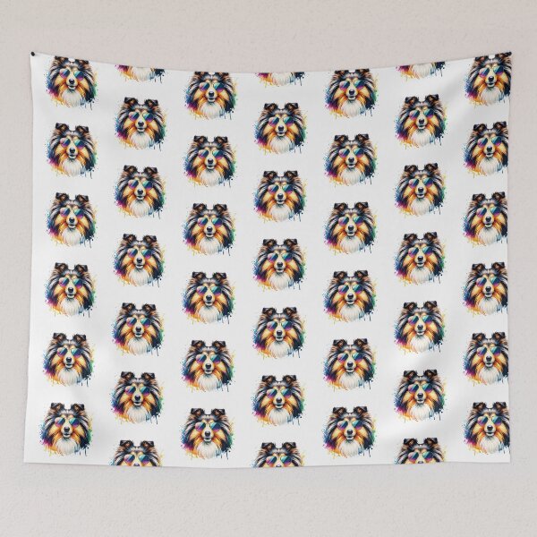 Item preview, Watercolor Shetland Sheepdog Wearing Sunglasses designed and sold by TheAnimalZ00.