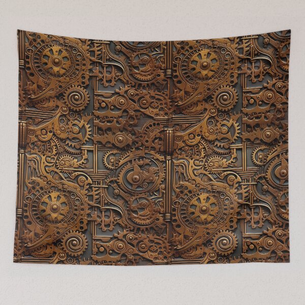 Item preview, Metal Mechanism Industrial Wall Decor designed and sold by Magnuna.