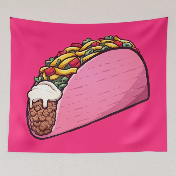 Item preview, Pink Taco designed and sold by Darkasm.