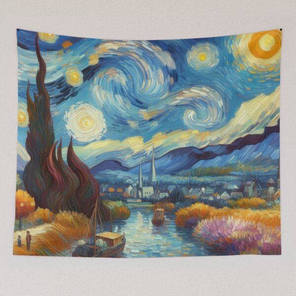 Item preview, Vangogh sunset designed and sold by tipitoes.