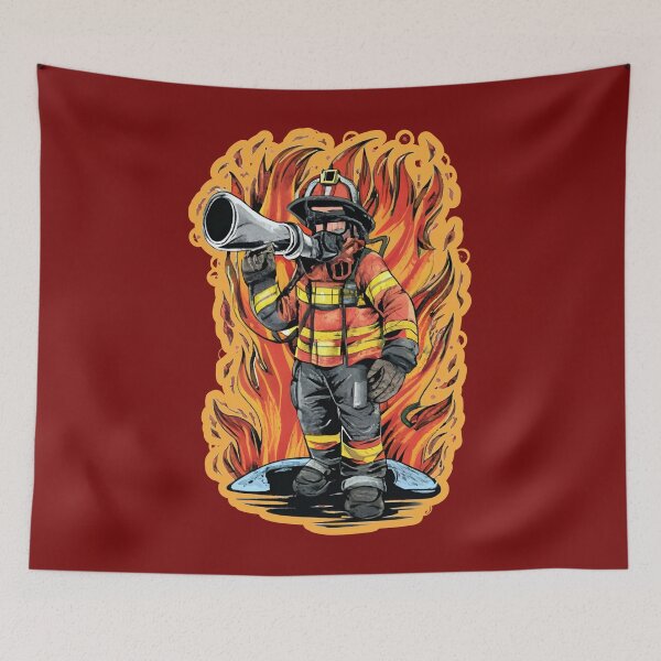 Item preview, Firefighter on fire designed and sold by SidTastic .