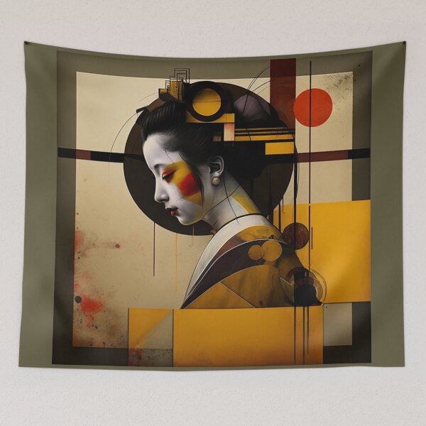 Item preview, Abstract Geisha designed and sold by BartHugoKnight.
