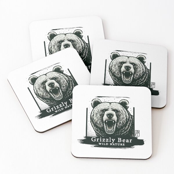 Item preview, Grizzly Bear - WILD NATURE - GRIZZLY -12 designed and sold by ArtProjectShop.