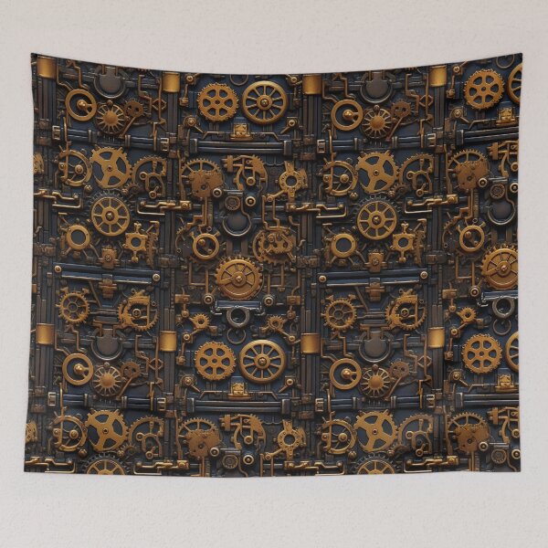 Item preview, Metal Mechanism Industrial Wall Decor designed and sold by Magnuna.