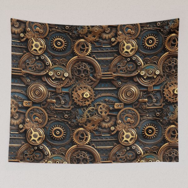 Item preview, Metal Mechanism Industrial Wall Decor designed and sold by Magnuna.