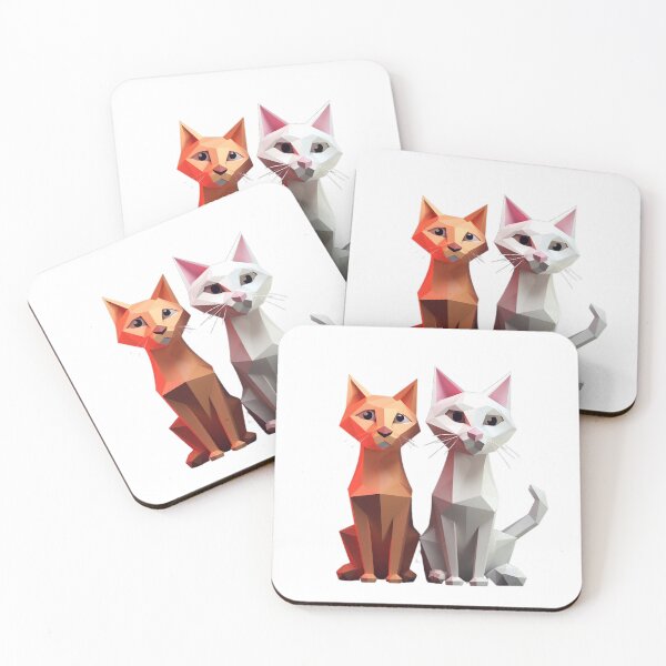 Item preview, Low Poly Kitties designed and sold by RENcraft.
