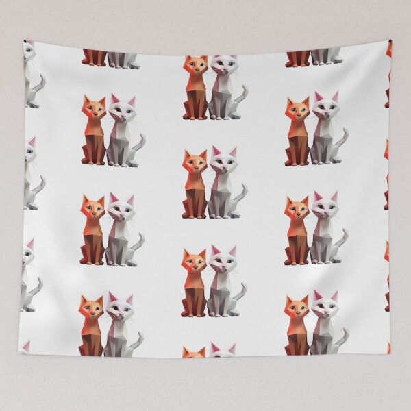 Item preview, Low Poly Kitties designed and sold by RENcraft.