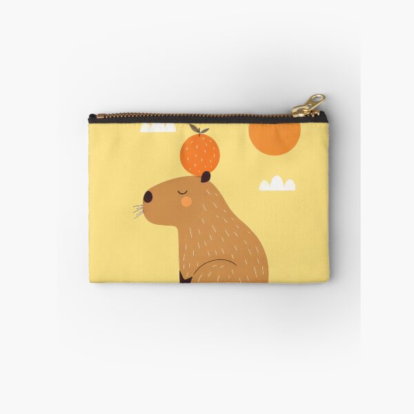 Item preview, Capibara with an organge designed and sold by dkl4u.