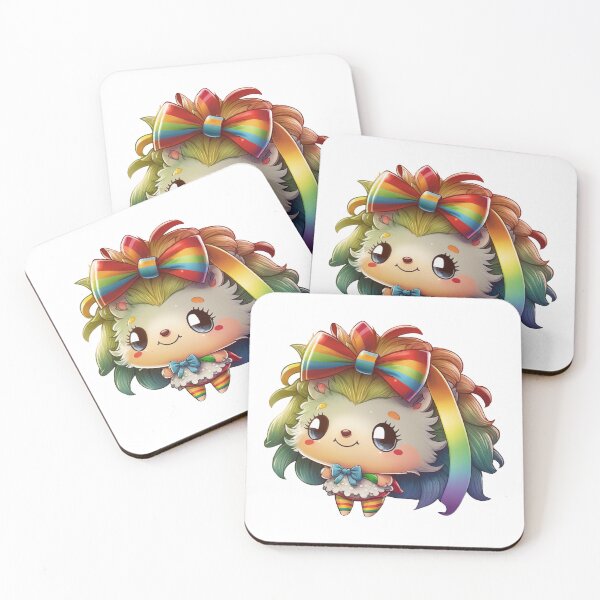 Item preview, Kawaii Baby Rainbow Hedgehog  designed and sold by KawaiiArtStyle.