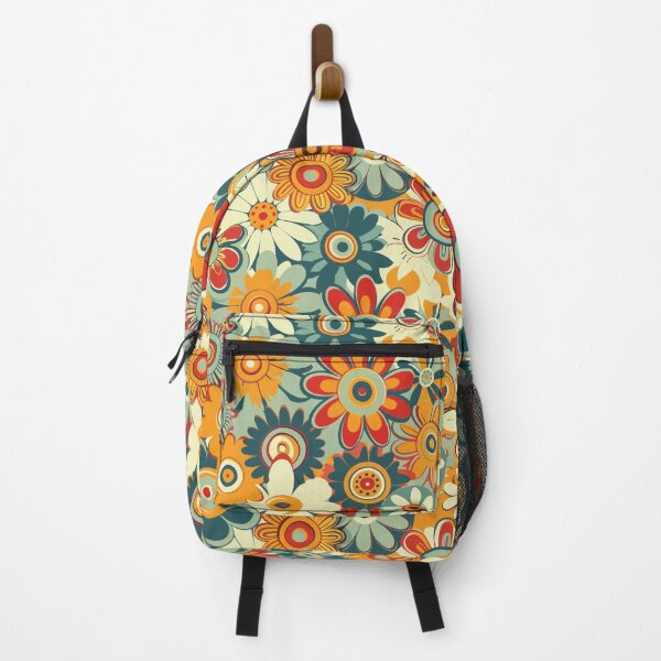 Item preview, Retro Groovy Spring Flower Pattern designed and sold by MyHeartByHands.