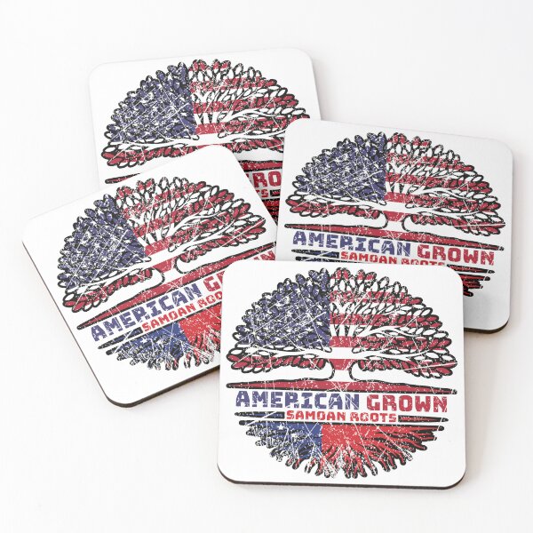 Item preview, Samoa Samoan US American USA United States Tree Roots Flag designed and sold by FlagX.