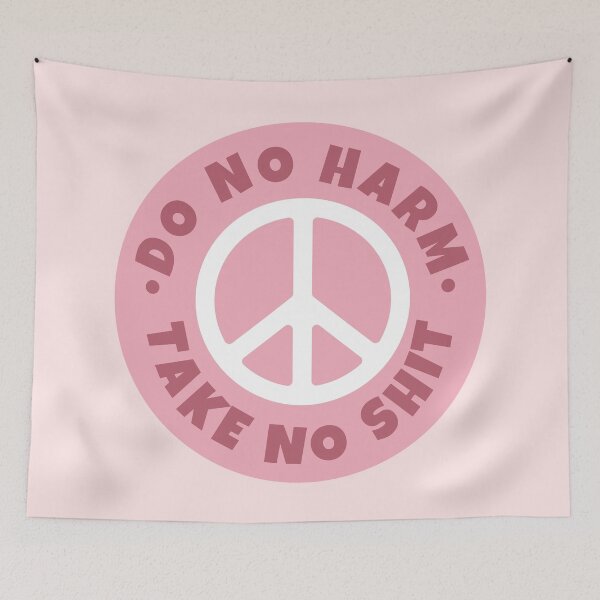 Item preview, Do no harm Take no shit designed and sold by PeachyLitchi.
