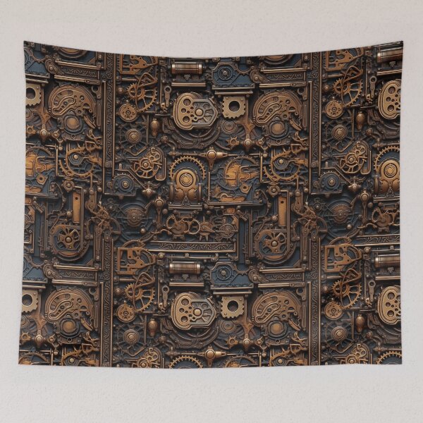 Item preview, Metal Mechanism Industrial Wall Decor designed and sold by Magnuna.