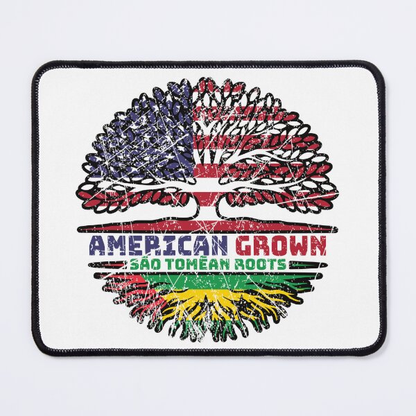 Item preview, Sao Tome and Principe Sao Tomean American USA Tree Roots Flag designed and sold by FlagX.