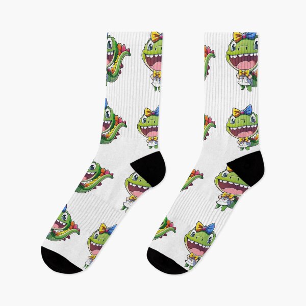Item preview, Kawaii Baby Rainbow Crocodile designed and sold by KawaiiArtStyle.