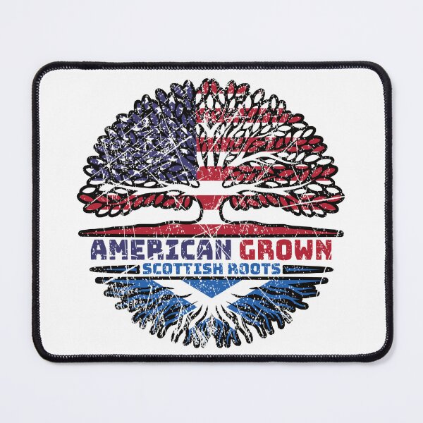 Item preview, Scottish Scotland US American USA United States Tree Roots Flag designed and sold by FlagX.