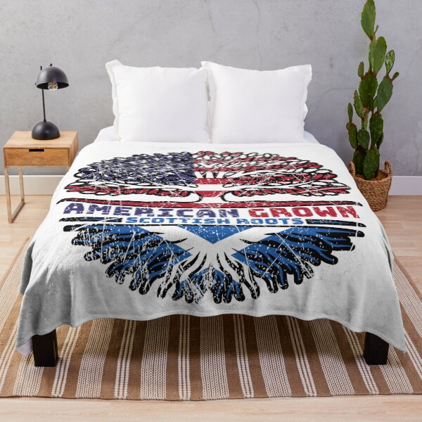 Item preview, Scottish Scotland US American USA United States Tree Roots Flag designed and sold by FlagX.