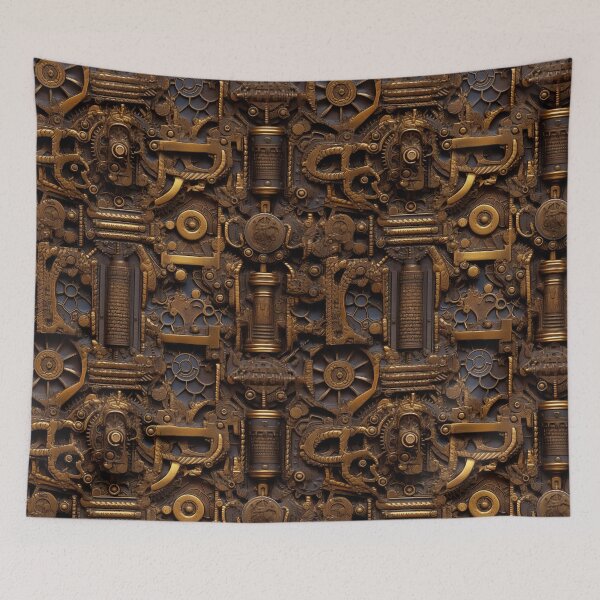 Item preview, Metal Mechanism Industrial Wall Decor designed and sold by Magnuna.