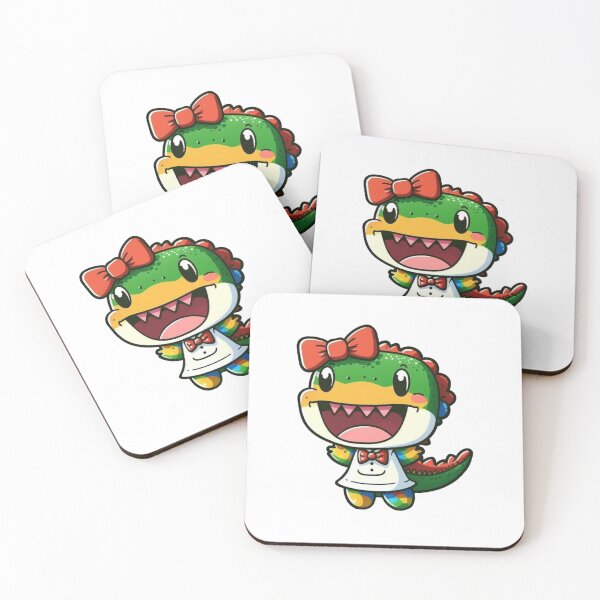Item preview, Kawaii Baby Rainbow Crocodile designed and sold by KawaiiArtStyle.