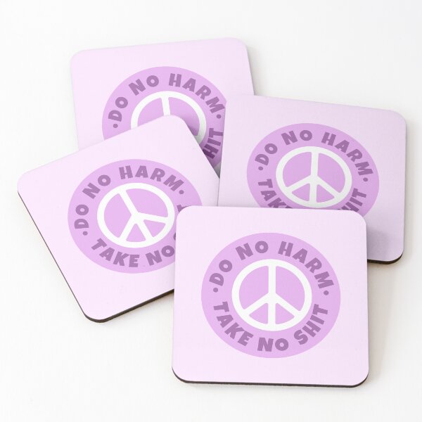 Item preview, Do no harm Take no shit designed and sold by PeachyLitchi.