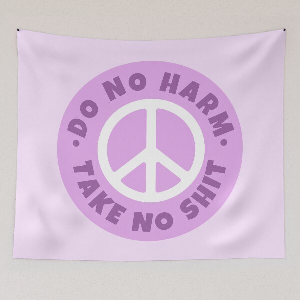 Item preview, Do no harm Take no shit designed and sold by PeachyLitchi.