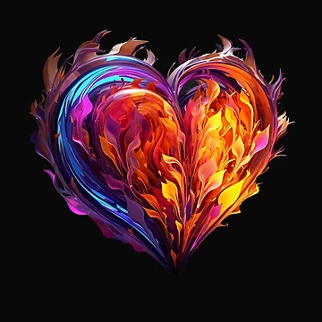 Artwork thumbnail, Fiery Heart by RENcraft