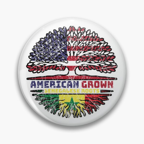Item preview, Senegal Senegalese US American USA United States Tree Roots Flag designed and sold by FlagX.