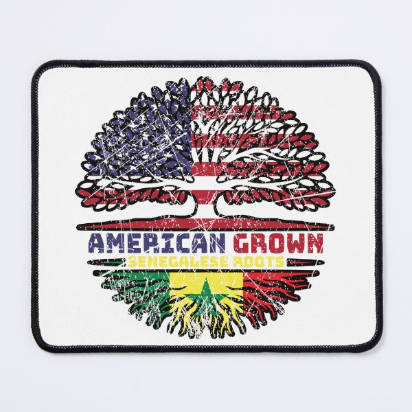 Item preview, Senegal Senegalese US American USA United States Tree Roots Flag designed and sold by FlagX.