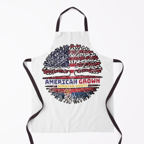 Item preview, Serbian Serbia US American USA United States Tree Roots Flag designed and sold by FlagX.