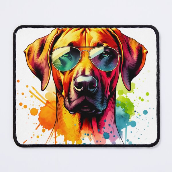 Item preview, Watercolor Rhodesian Ridgeback Wearing Sunglasses designed and sold by TheAnimalZ00.