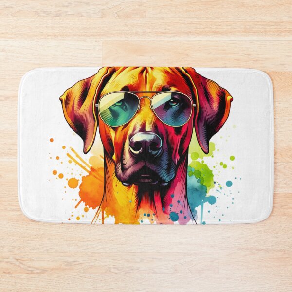 Item preview, Watercolor Rhodesian Ridgeback Wearing Sunglasses designed and sold by TheAnimalZ00.