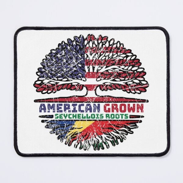 Item preview, Seychelles Seychellois American USA Tree Roots Flag designed and sold by FlagX.