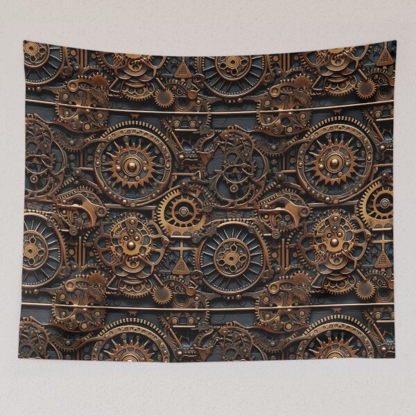 Item preview, Metal Mechanism Industrial Wall Decor designed and sold by Magnuna.