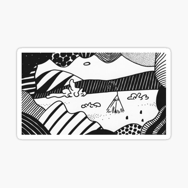 Einsam Sticker