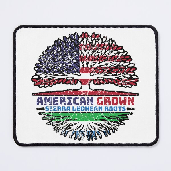 Item preview, Sierra Leone Sierra Leonean US American USA United States Tree Roots Flag designed and sold by FlagX.