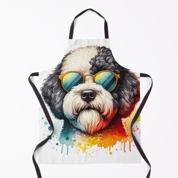 Item preview, Watercolor Portuguese Water Dog Wearing Sunglasses designed and sold by TheAnimalZ00.
