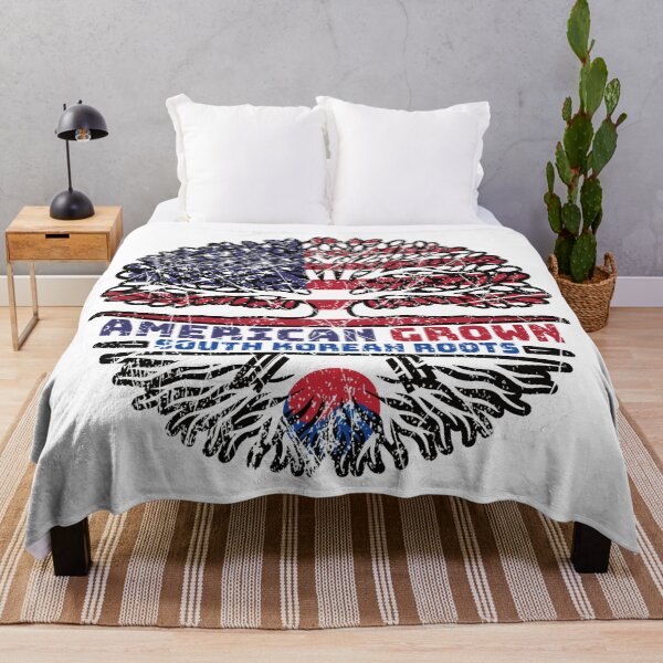 Item preview, South Korean South Korea US American USA United States Tree Roots Flag designed and sold by FlagX.