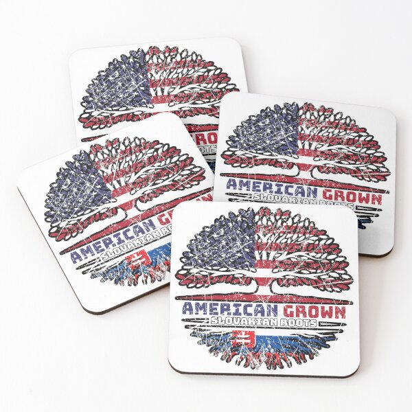 Item preview, Slovakia Slovakian US American USA United States Tree Roots Flag designed and sold by FlagX.