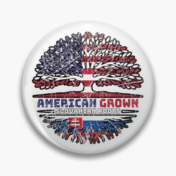 Item preview, Slovakia Slovakian US American USA United States Tree Roots Flag designed and sold by FlagX.