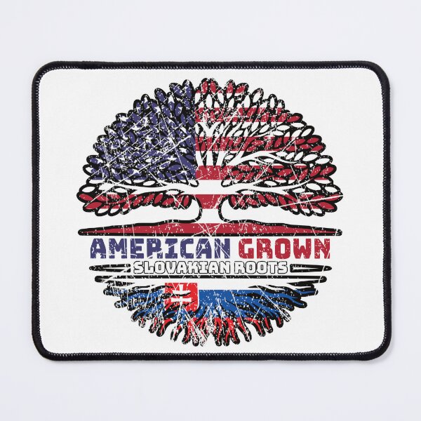 Item preview, Slovakia Slovakian US American USA United States Tree Roots Flag designed and sold by FlagX.