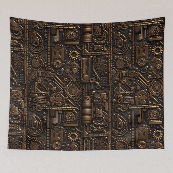 Item preview, Metal Mechanism Industrial Wall Decor designed and sold by Magnuna.