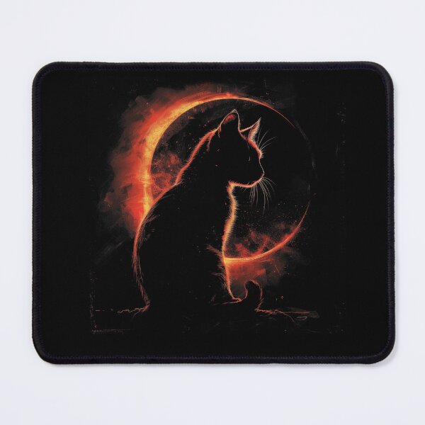 Item preview, Eclipse Cat | Solar Eclipse Black Cat designed and sold by RR-Arts.