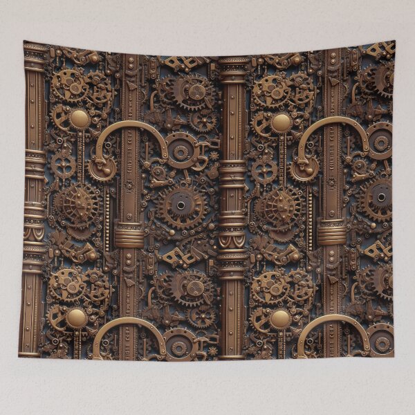 Item preview, Metal Mechanism Industrial Wall Decor designed and sold by Magnuna.