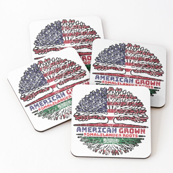 Item preview, Somaliland Somalilander American USA Tree Roots Flag designed and sold by FlagX.