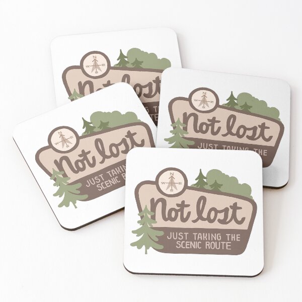 Item preview, Not Lost Just Taking the Scenic Route designed and sold by TrinketTeez.