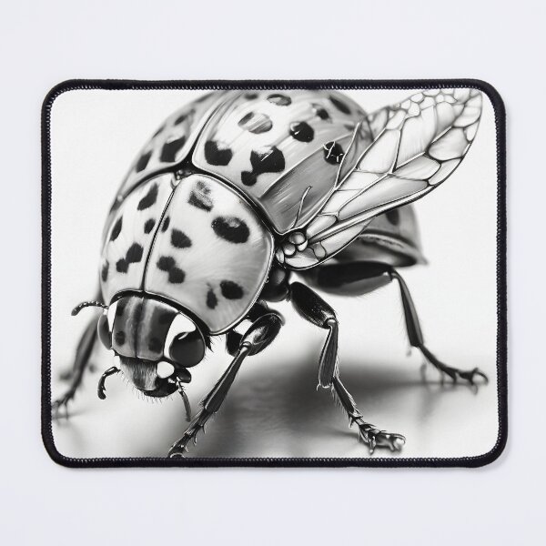 Item preview, Black and White Ladybug Pencil Drawing! designed and sold by Pencil-Art.